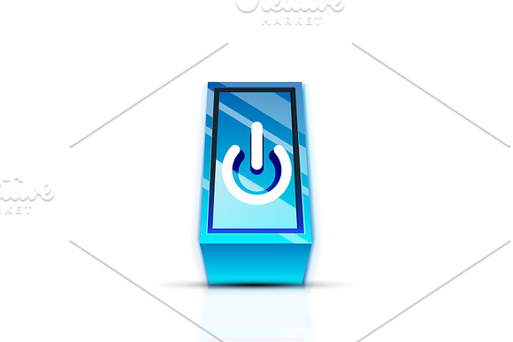 Power Button Icon Start Symbol Web Design UI Or Application Design Element