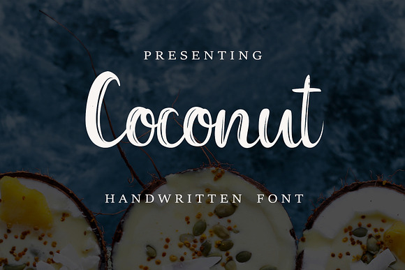 Coconut Font FREE Abstract Patterns