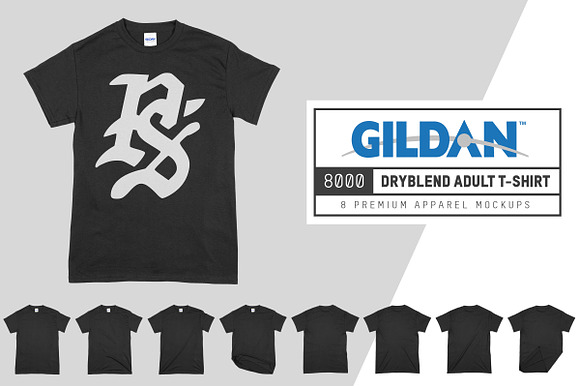 Download Gildan 8000 DryBlend Adult T-Shirt
