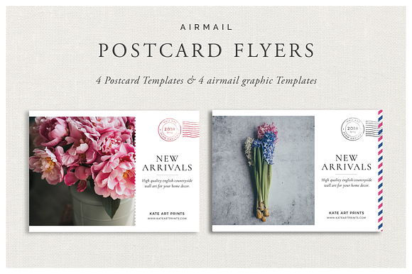 Airmail Postcard Flyers