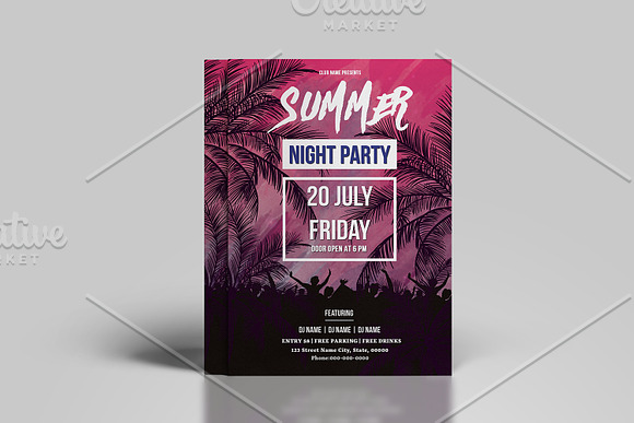 Summer Party Flyer V796