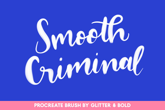 Smooth Criminal Procreate Brush
