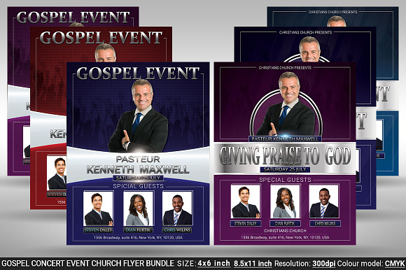 Gospel Concert Event Church Bundle