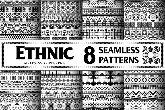 8 Ethnic Seamless