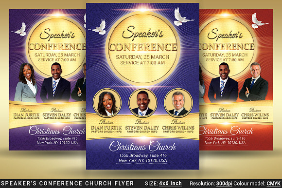Speaker's Conference Church Flyer