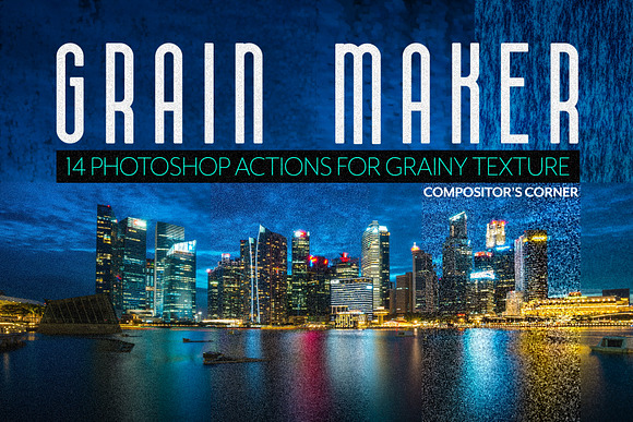 14 Photoshop Grain Texture Actions