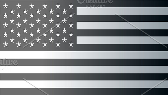 American Flag Faded 2 Png Vector