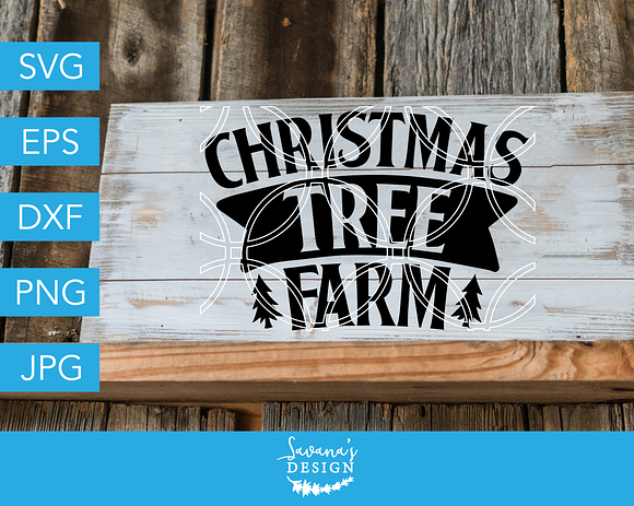 Christmas Tree Farm SVG Cut File