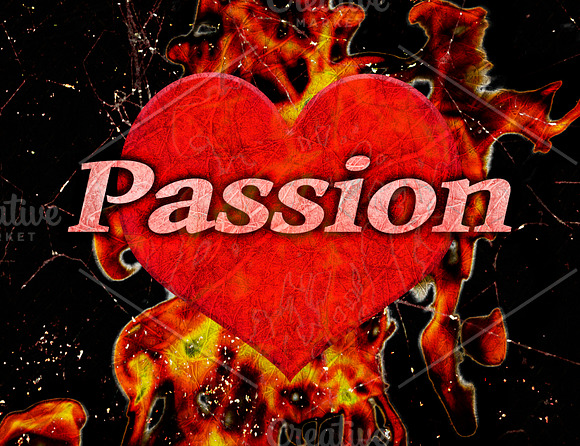 Passion Concept Background Illustration