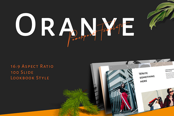 Oranye Powerpoint Template 50% Off! in Presentation Templates