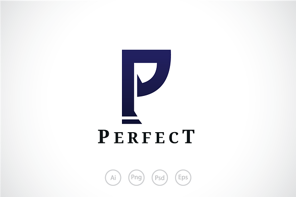 Perfect Letter P Logo Template Logo Templates Creative Market