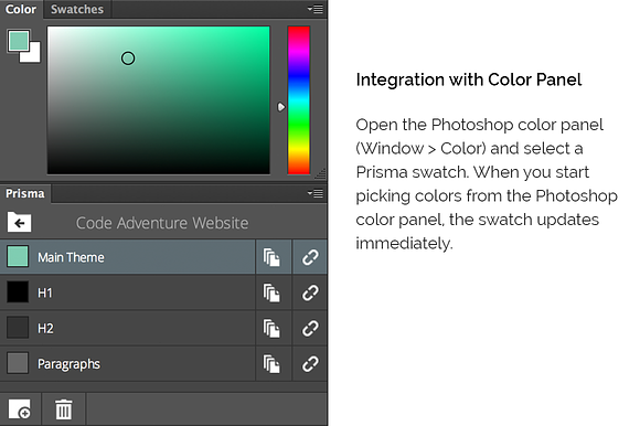 Prisma - Global Color Swatches in Photoshop Plugins - product preview 1