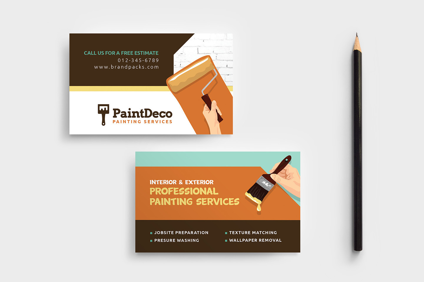 Painter & Decorator Business Card Business Card