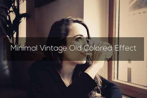 Minimal Vintage Old Colored Effect