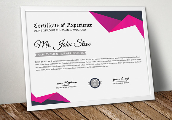 Company Word Certificate Template
