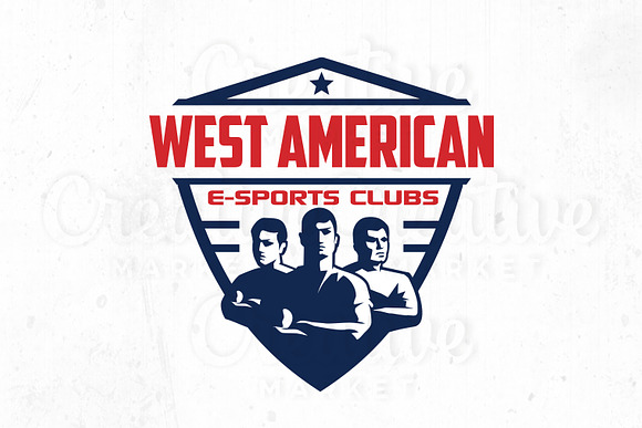 West American E-sport Logo in Logo Templates