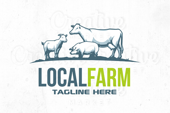 Local Farm logo illustration in Logo Templates
