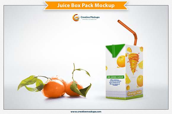 Free Juice Box Pack Mockup