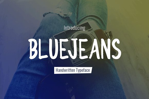 BlueJeans Typeface in Display Fonts