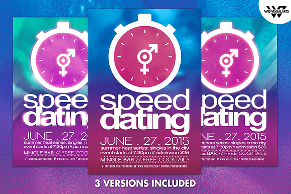 Poster for speed dating