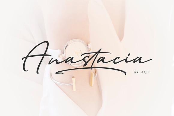 Anastacia Signature Font