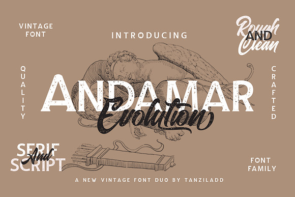 15% Off Andamar Font Family