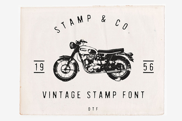 Stamp Co Vintage Stamp Font