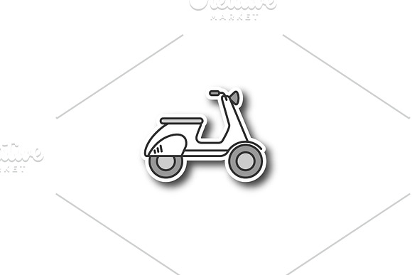 Scooter Side View Patch