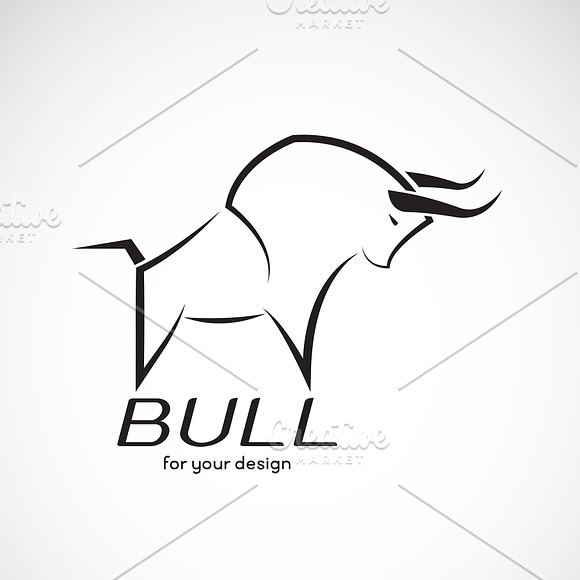 Vector Of Bull Design