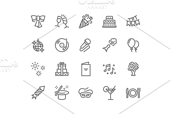 Line Party Icons