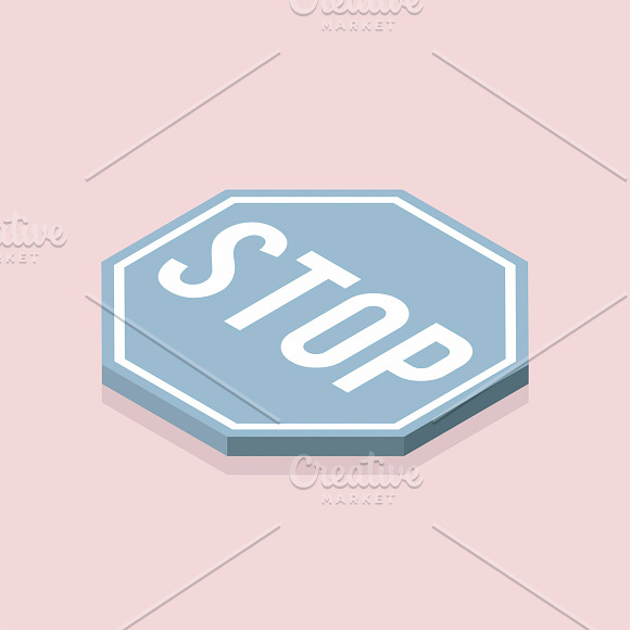 Vector Of Stop Sign Icon