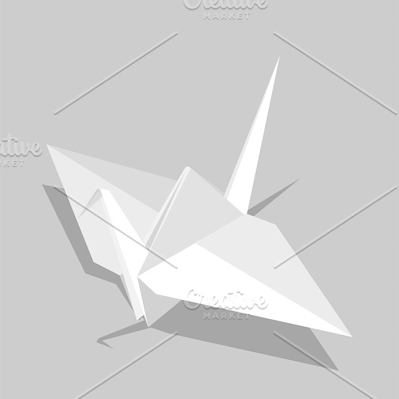 Vector Of Paper Bird Icon