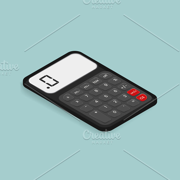 Vector Image Of Calculator Icon