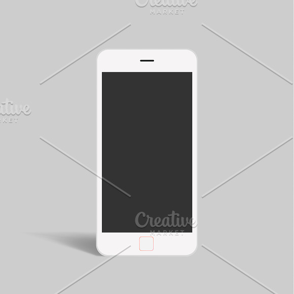 Vector Of 3D Smart Phone Icon