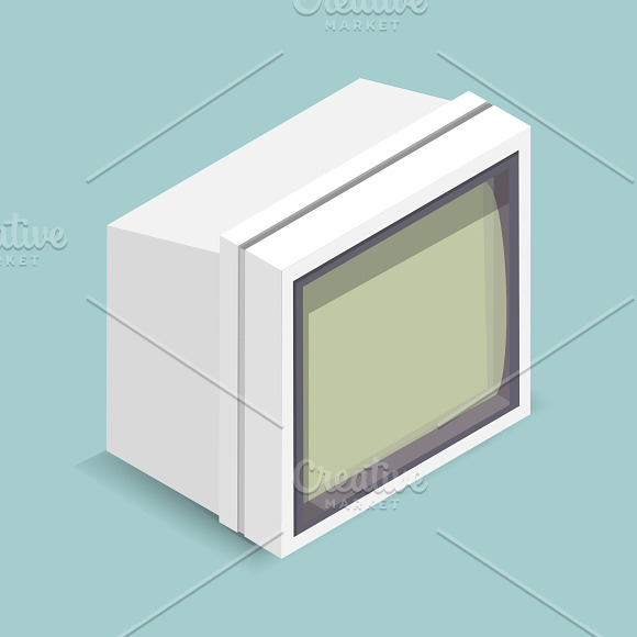 Vector Illustration Of Computer