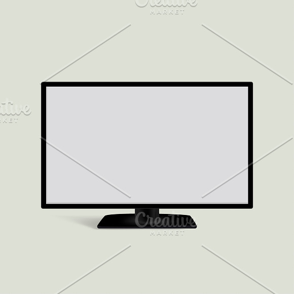 Vector Of Computer Monitor Icon