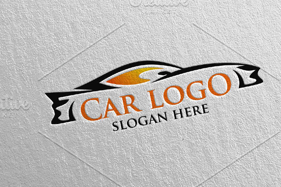 Car Logo For Sport Rent Or Mechanic