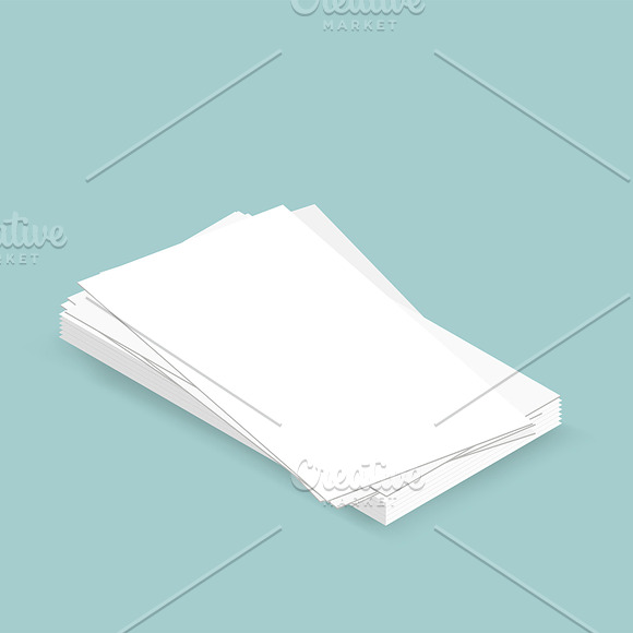 Vector Image Of Name Card Icon