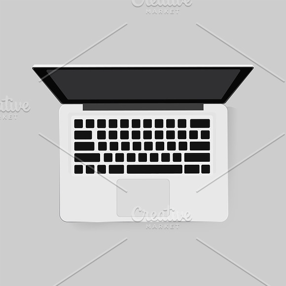 Vector Icon Of Computer Laptop