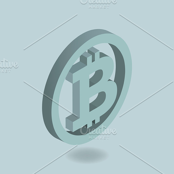 Vector Icon Of Bitcoin
