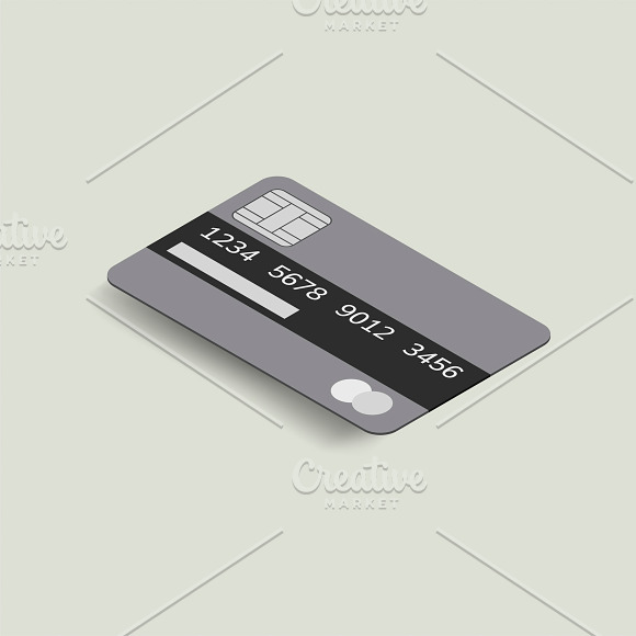Vector Image Of Credit Card Icon