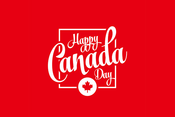 Canada Day Greeting Card Vector Pack