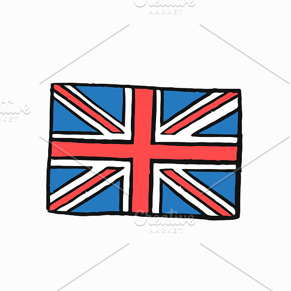 Flag Of United Kingdom Illustration