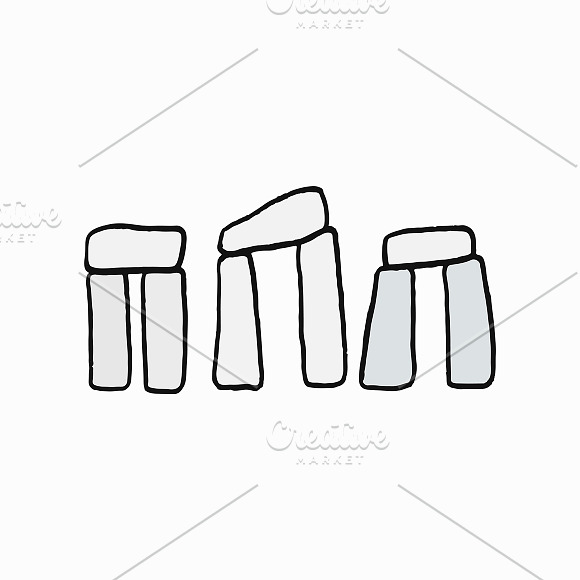 Illustration Of Stonehenge Cultural