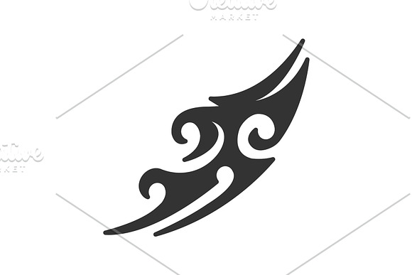 Tattoo Image Glyph Icon