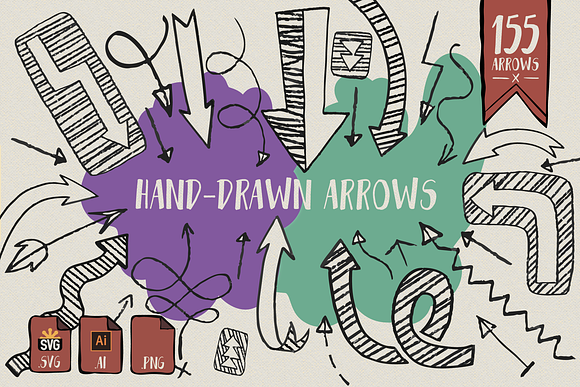 Hand Drawn Arrows Collections