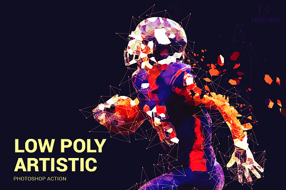 Low Poly Artistic Photoshop Action