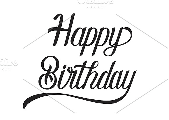 Happy Birthday Typography Design