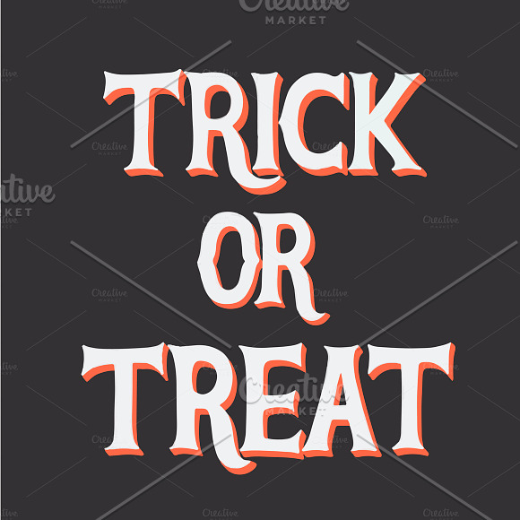 Trick Or Treat Halloween Graphic