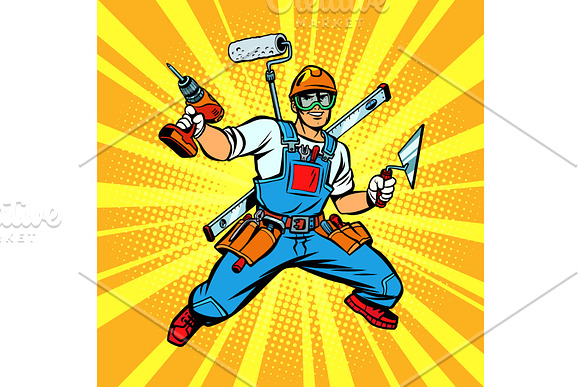 Multi-armed Builder Repairman